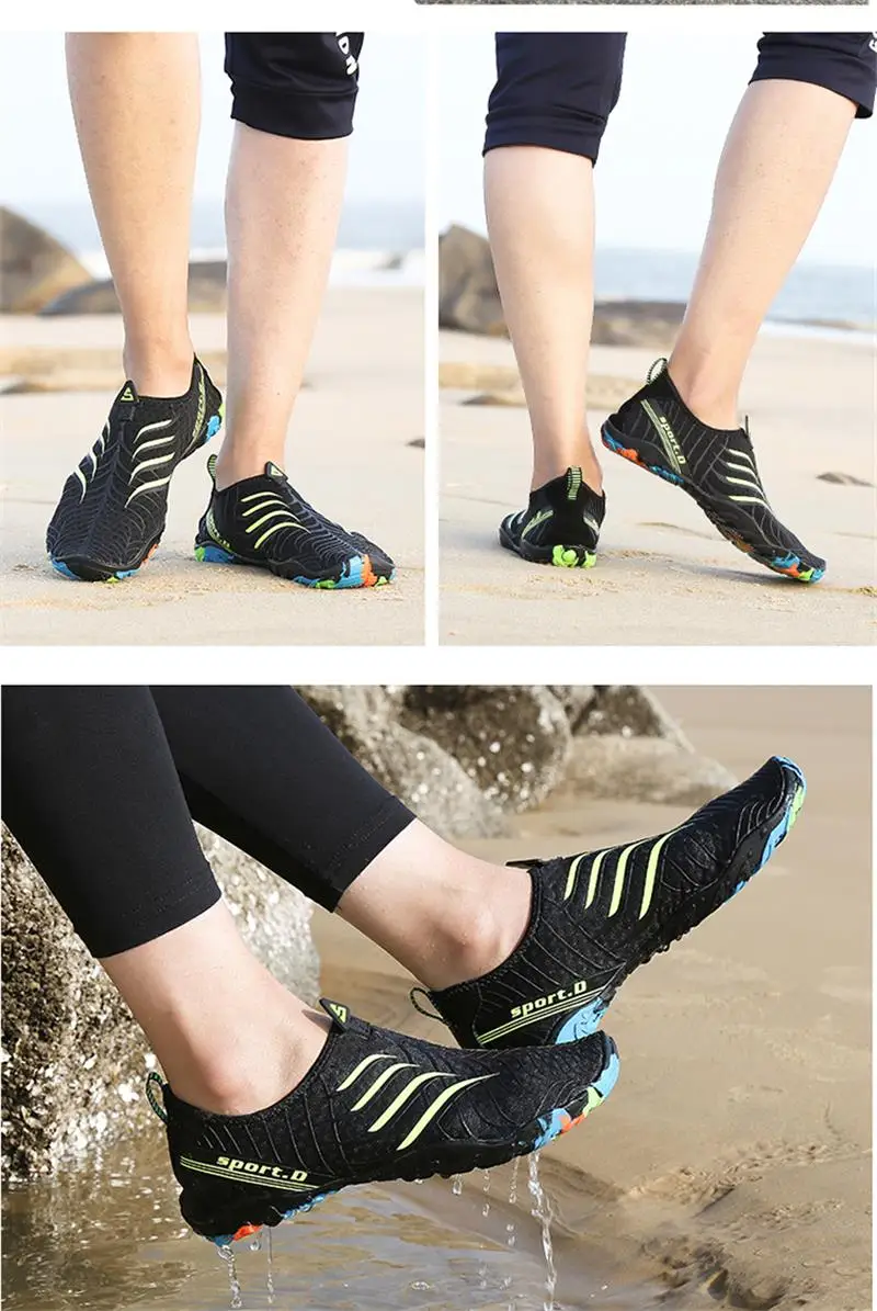 Спортивная обувь; летняя водонепроницаемая обувь; Мужские дышащие кроссовки; пляжные шлепанцы для взрослых; женские сандалии для плавания; носки для дайвинга