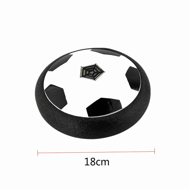 Светодиодный светильник, мигающий, прибытие, воздушный шар, футбольный диск, внутренний, Футбольная игрушка, мульти-поверхность, парящий, скользящий, парящий, воздушный шар - Цвет: Black