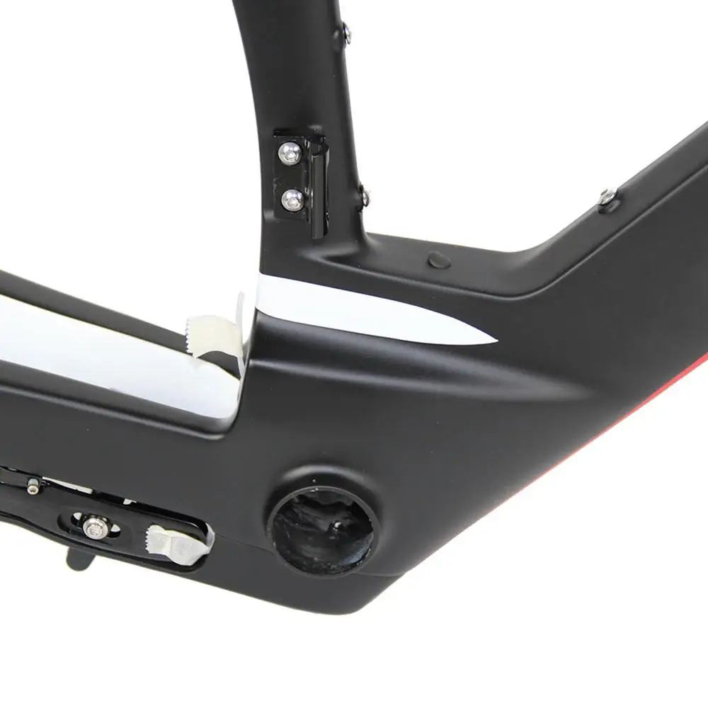 Flash Deal Spcycle Aero T1000 Carbon TimeTrial Triathlon Bike Frame 700C Ultralight Carbon TT Bicycle Frameset BB86 Size 48/51/54cm 3