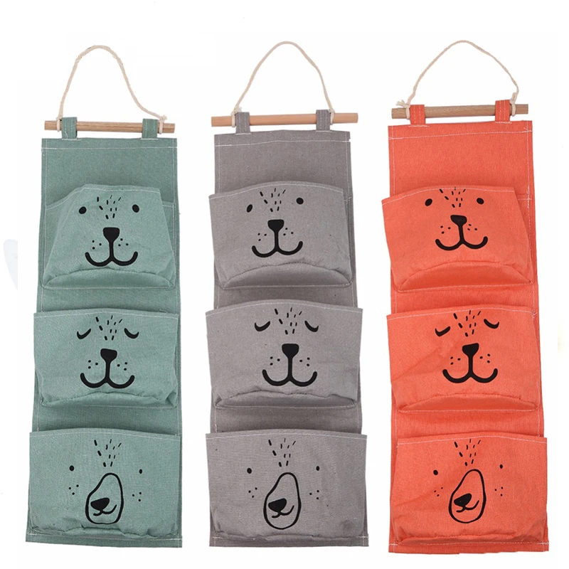 

Wall Hanging Storage Box Pockets Door Holder Wire Wall Storage Baskets Kitchen Bathroom Organizer And Storage Space Saver