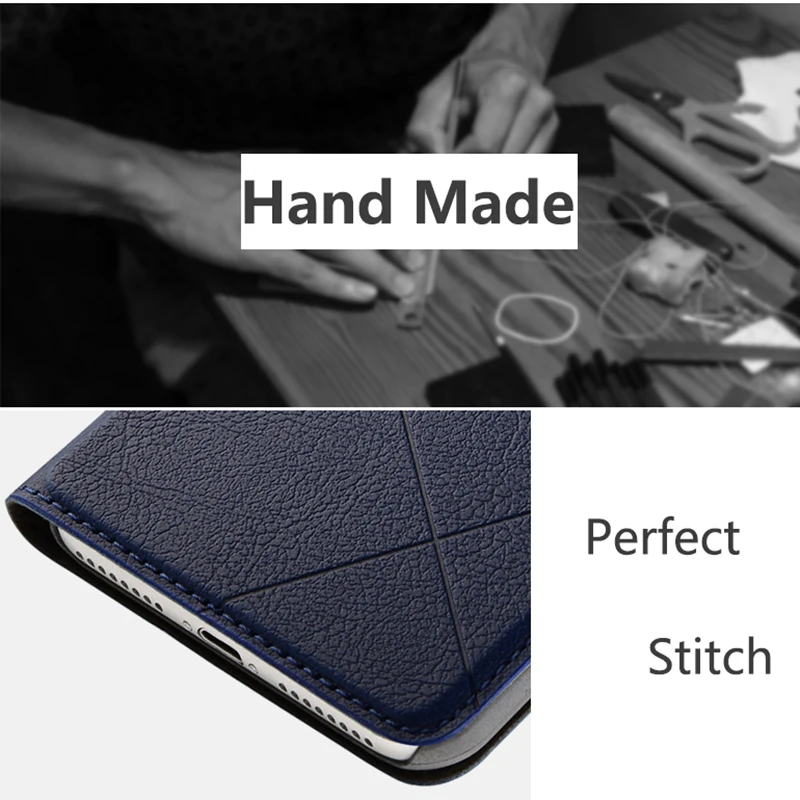 Hand Made For Xiaomi Mi 9 8 lite SE A2 A1 6X lite 5X 5S Mi 5 6 Leather Case For Mi Max 3 2 Flip Cover Card Slot Stand