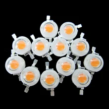 Лот 5 10 20 50 100 шт. 3 Вт полный спектр белого 380~ 800nm светодиодный шарик Диодная лампочка светильник для выращивания растений с 20 мм/16 мм опорной плиты