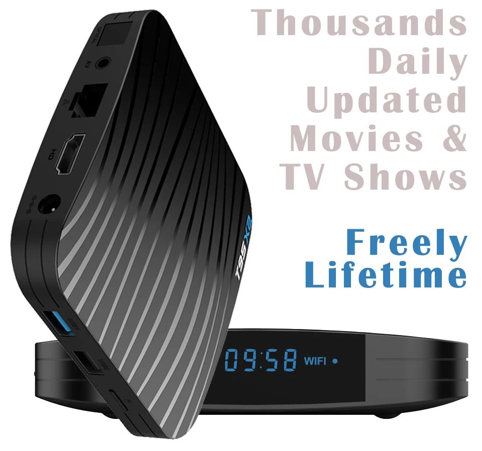 

1~3pcs S905X2 A53 Quad core 4K Android 8.1 TV Box 2GB/16GB 4GB/32GB Thousands Daily Updated Movies & TV Shows Freely lifetime