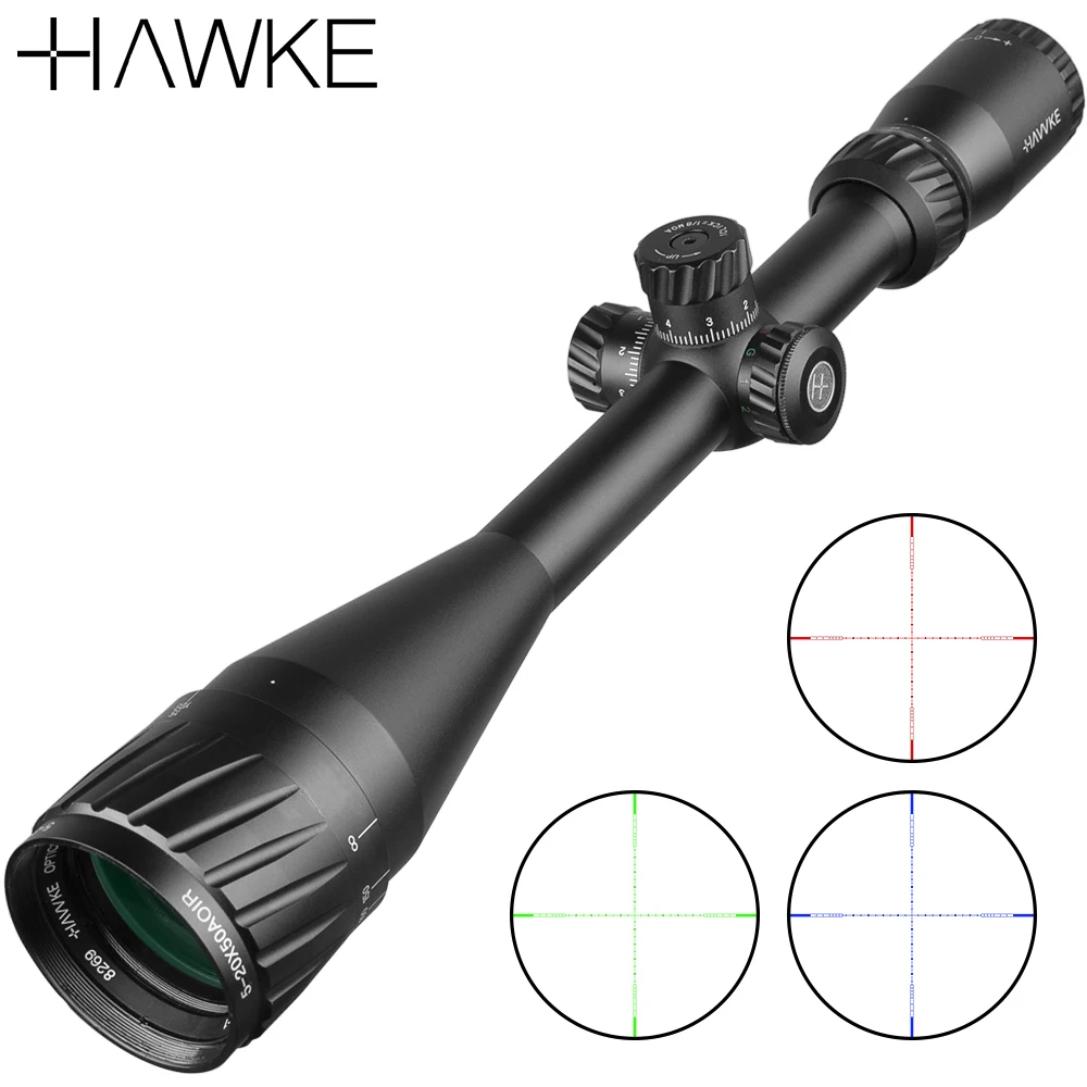 

5-20X50 AOIR Riflescope illumination Reticle Scope Spotting Hunting Scope Optical Sight Scopes for Airgun Air Rifle Sniper