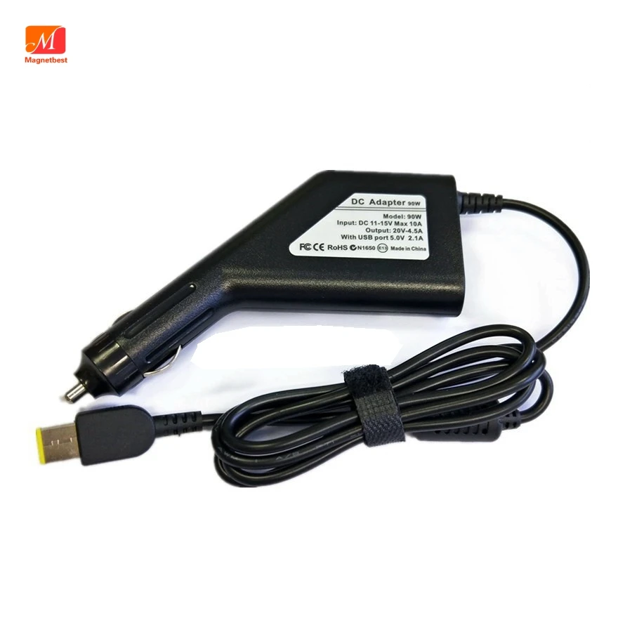 20V4.5A 90W Laptop DC Car Charger Adapter for Lenovo IdeaPad Yoga 11 11s 13 20V 4.5A Car Charger
