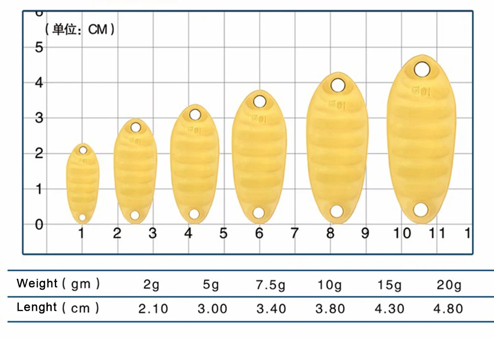 Рыболовная ложка, приманка 2,5 г, 5 г, 7,5 г, 10 г, 15 г, серебряная, золотая, длинная приманка для рыбалки, металлическая приманка в виде ложки, жесткая приманка