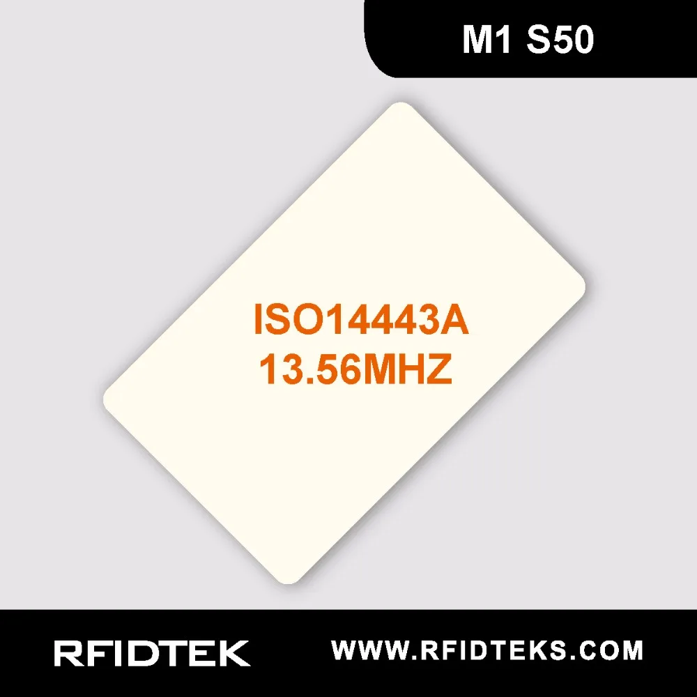 500 шт./лот RFID-карта 13 56 МГц MF S50 бесконтактная IC смарт-карта с меткой 0 8 мм тонкий для