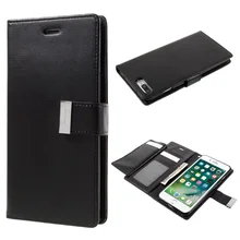 

for iPhone 7 Plus MERCURY GOOSPERY Rich Diary Leather Wallet Case for iPhone 7 Plus