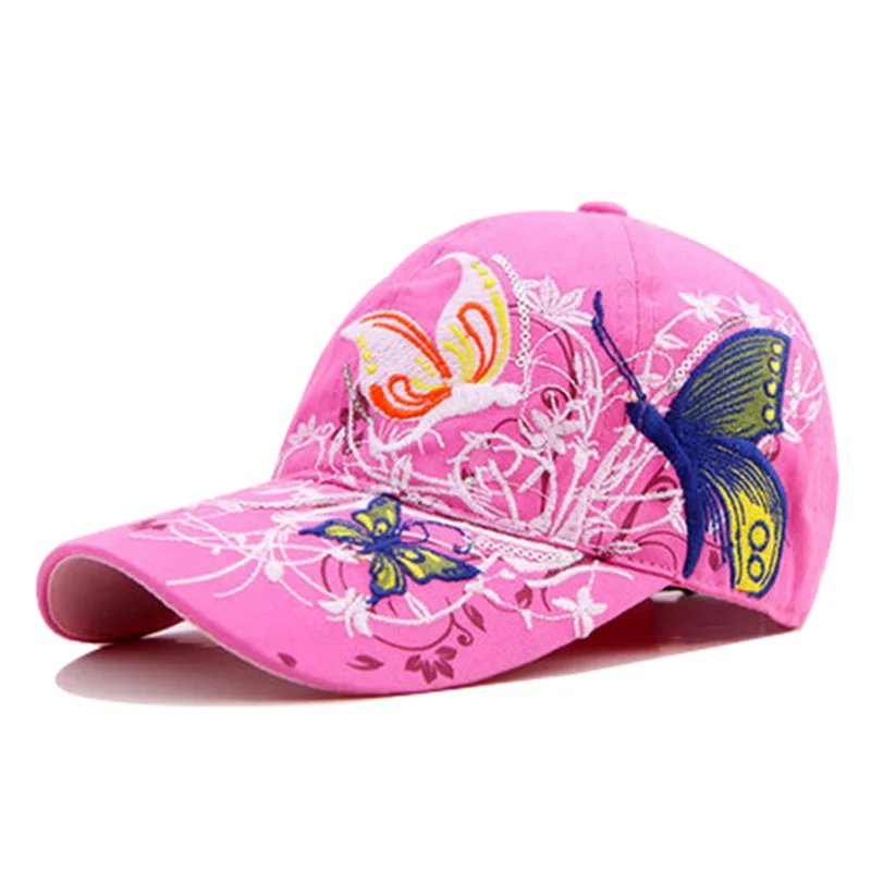 Mens and Womens Watercolor Poppy Flowers Flat Baseball Cap Plain Sports Cap for Unisex