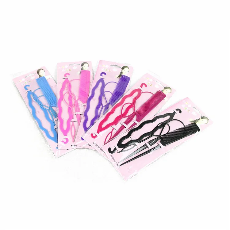 

3pcs/set Magic Hair Braiding Twist Curler Styling Set Hairpin Holding Hair Braiders Pull Hair Needle Braiders Hairstyle Tools