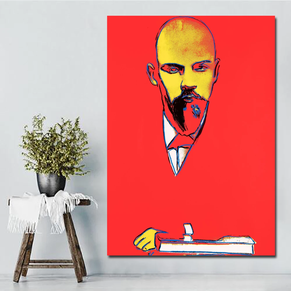 Andy Warhol Abstract Portrait Oil Painting Canvas Art Poster Print Wall Art Pictures For Living Room Unframed