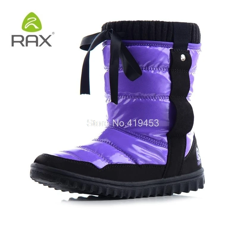 Rax/2018 г. зимние ботинки для женщин плюшевые флисовые треккинговые женская