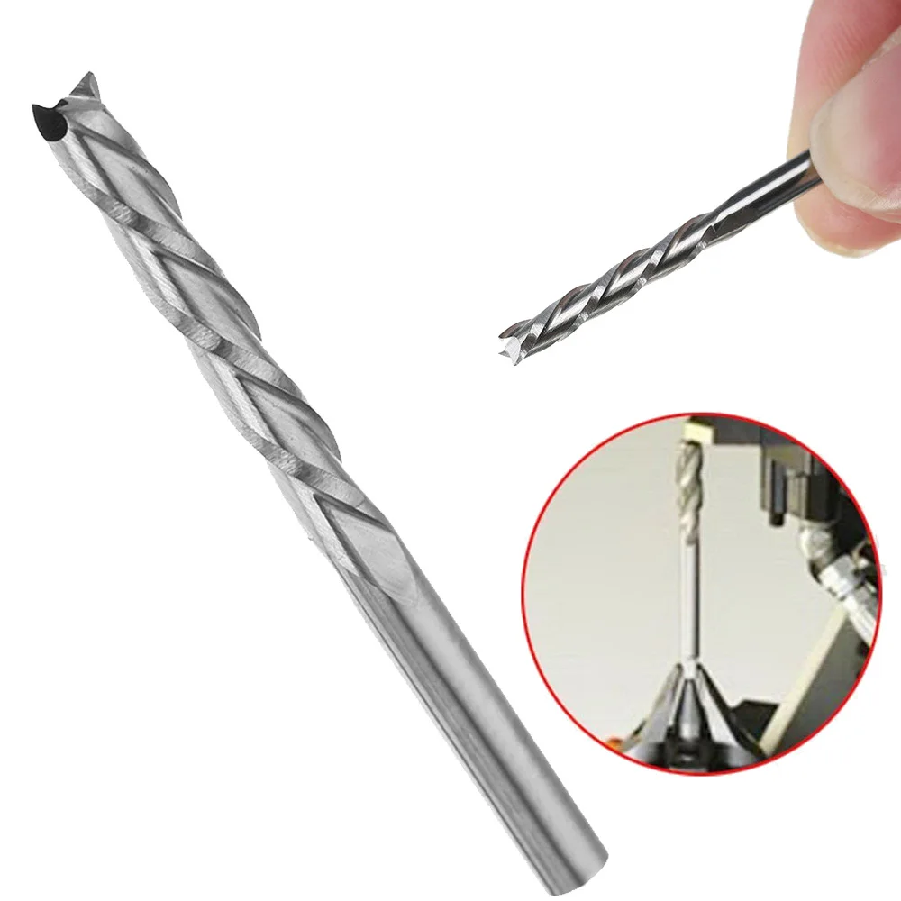 

Cutter Milling Metal Supplies Parts 22*3.175mm Router 1/8" Accessories End Mill CNC Ball Bits Radius 4mm Shank