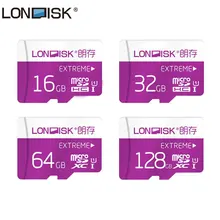 Londisk Micro SD Card 16GB 32GB 64GB 128GB Class10 UHS-1 Memory Card Flash Memory Card Microsd TF Card for Smartphone Pad Camera