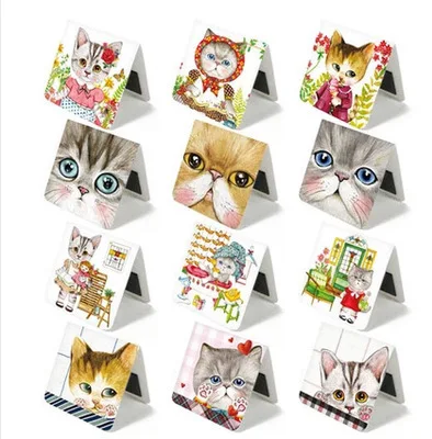 

3 Pcs/Lot Cats Magnetic Bookmark