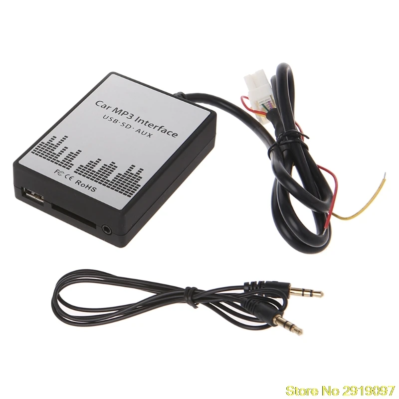 USB SD AUX Car MP3 Music Adapter CD Changer Audio Adapte For Nissan Almera Maxima Teana Infiniti