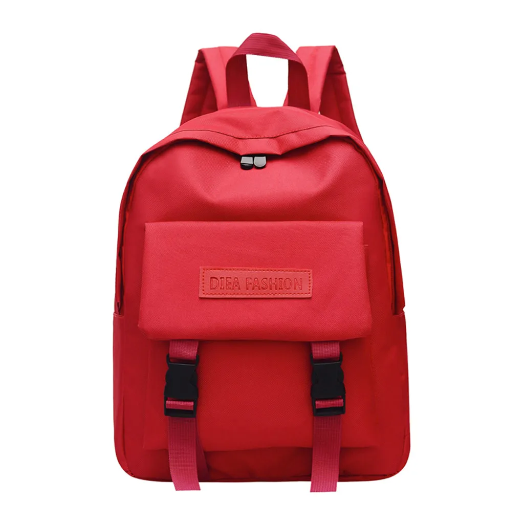

OCARDIAN Women Backpacks New Fashion Vintage Pure Nylon Female College Bags High Quality Stylish Backpacks Dropshipping 61727