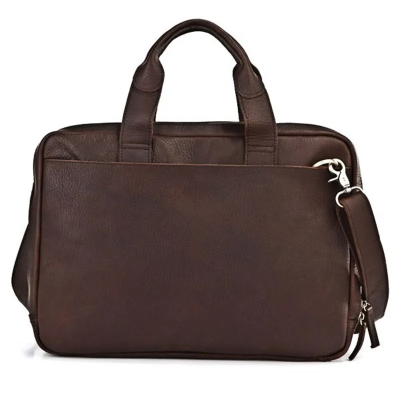 Винтажный Мужской портфель из натуральной кожи, деловая сумка, Офисная сумка, кожаная сумочка для ноутбука, мужские сумки на плечо, сумка-тоут