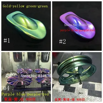 

Mix 3 colors Chameleon powder,chameleon mica powder for nail art/car,Hameleon powder