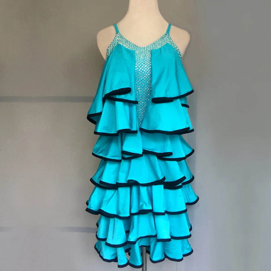 

Customized Children's Latin Competition Dress Adult Latin Dance Dress Latin Dance Dress