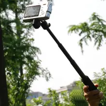 Абсолютно GP54 монопод Selflock телескопический выдвижной Полюс ручной и штатив для всех спортивных камер