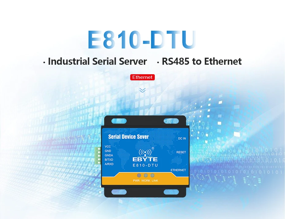 E810-DTU-RS485 Ethernet Wireless Transceiver (6)