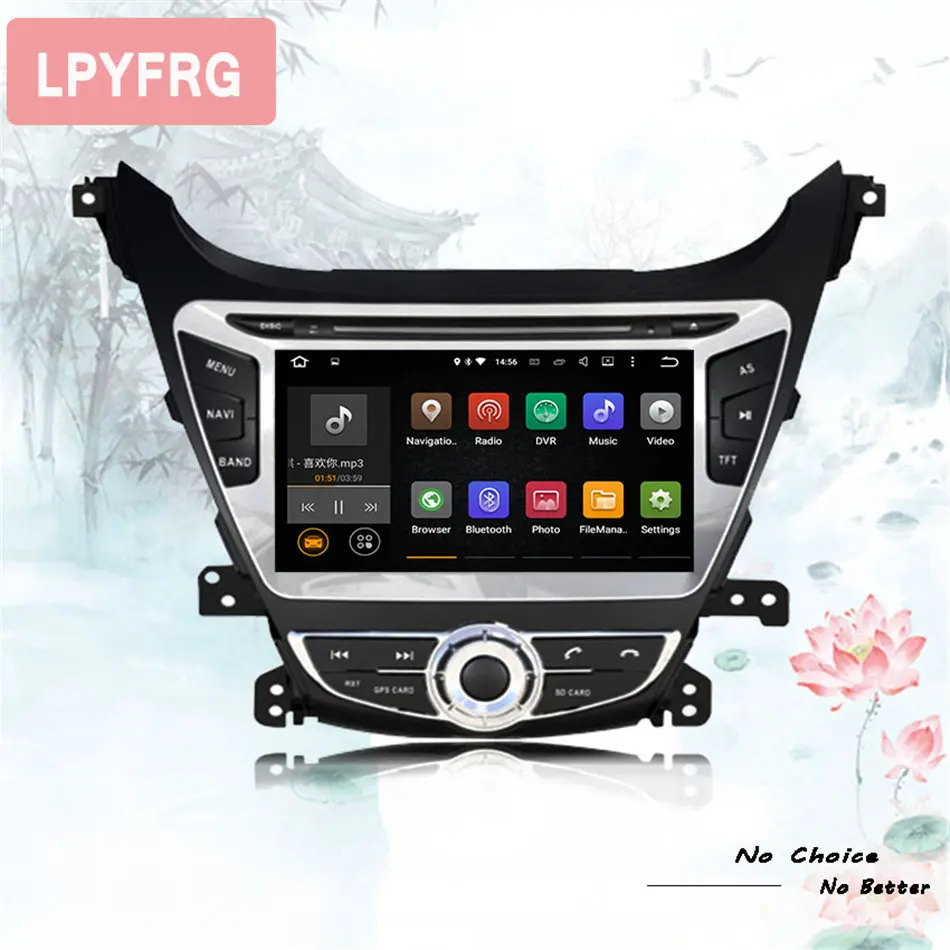 Авторадио android 10 0 автомобильный DVD плеер для HYUNDAI Elantra Avante 2014 2015 I35 4 Гб ОЗУ 64 ПЗУ
