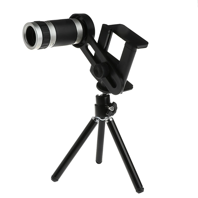 

Mobile Phone Camera Lens 8X Zoom Telescope Telephoto Lens With Universal Holder Tripod For iPhone Samsung Xiaomi HTC Smartphone