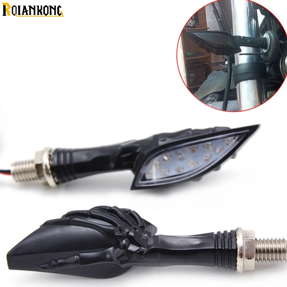 

Motorcycle LED Flashing Turn Signal Light 12 Led Indicator Light for kawasaki ZX6R / ZX636R / ZX6RR 2000 2001 2003 2004