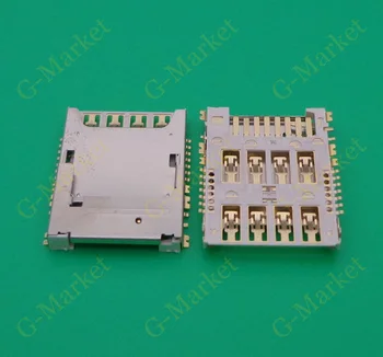 

10pcs/lot New SIM card reader connector holder for Samsung note 3 note3 i9200 SIM Card Tray Sockect Module