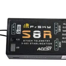 Frsky S8R 16CH 3-Axis Stablibzation RSSI PWM выходной телеметрический приемник со смарт-портом