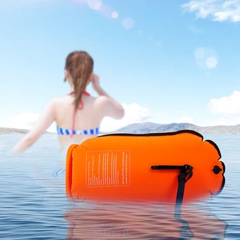 

Inflatable Swimming Bag Flotation Bag Waterproof Nylon PVC Wear Resistant Storage Bag Swimming Pool Prevent Drowning Life Buoy