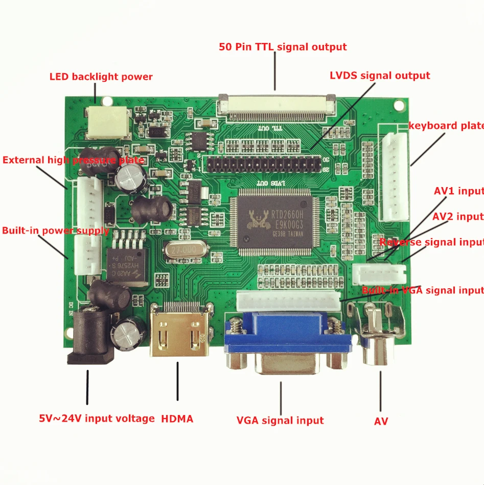 Aliexpress.com : Buy LCD Display TTL LVDS Controller Board