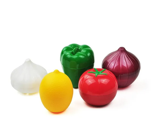 

The New Quality PP lemon Garlic tomato green pepper onion-shaped crisper box storage box transparent plastic box refrigerator Fr