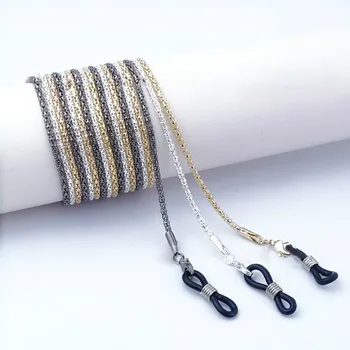 

1pcs 78cm Metal Glasses Chains Sunglasses Lanyard Strap Necklace Eyeglass Glasses Chain Cord Holder For Reading Glasses