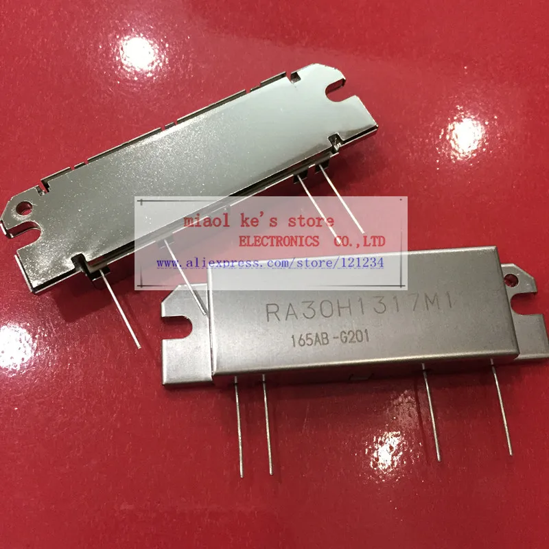 

100% New Original; RA30H1317M1 RA30H1317M1-201 RA30H1317M1-501 [135-175MHz 30W 12.5V 2 Stage Amp. For MOBILE RADIO]MOSFET MODULE