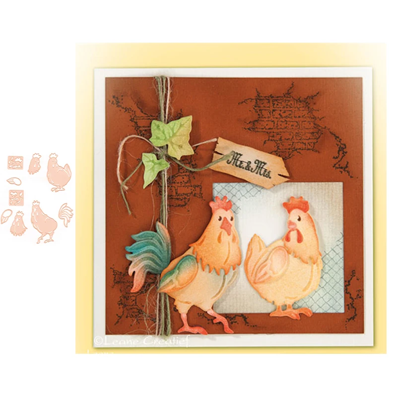 

Hen Animal Metal Cutting Dies for Scrapbooking Paper Craft Embossing Die Card Making Stencils New 2019