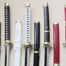 S2696 Аниме One Piece Shusui вадо ichimonji yubashiri Sandai Kitetsu меч Средний Хамон лезвие 4" Лот 4