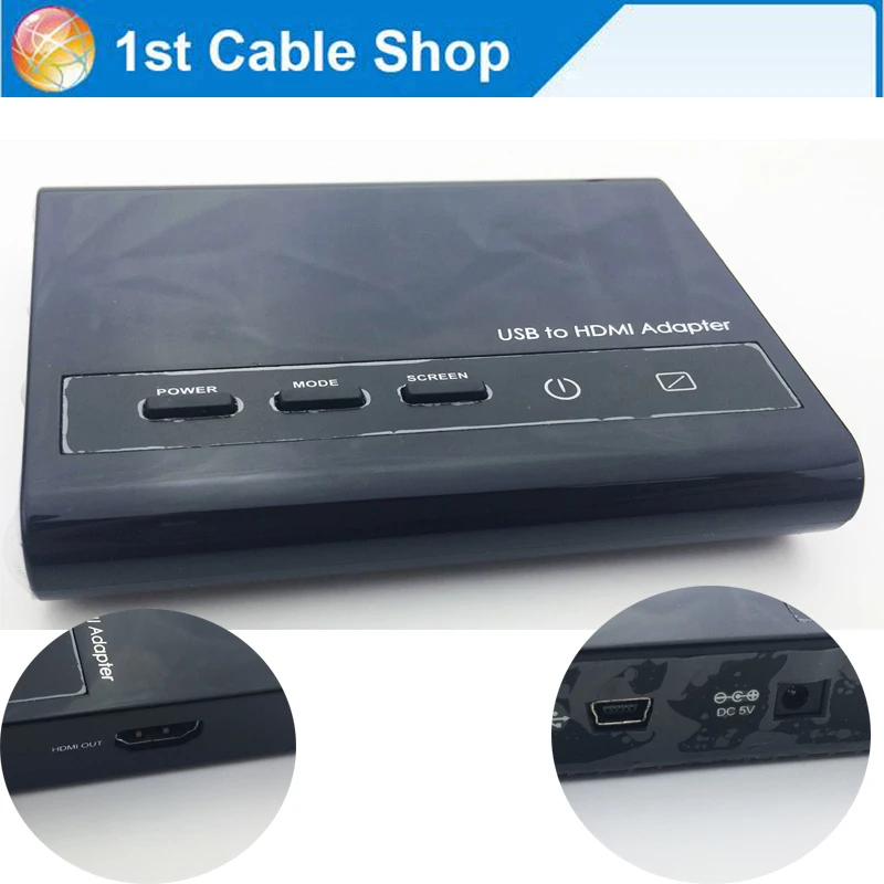 

USB 2.0 to HDMI converter Displaylink chipset Multi Display Graphic Adapter up to 1080P supported for macbook pro&air win 10/8