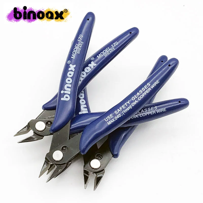 Binoax Electrical Wire Cable Cutters Cutting Side Snips Flush Pliers Nipper Hand Tools Herramientas #P00337# Binoax Electrical Wire Cable Cutters Cutting Side Snips Flush Pliers Nipper Hand Tools Herramientas #P00337#
