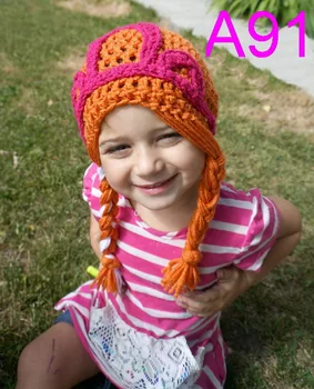 

free shipping, 20pcs/lot cartoon Warm Baby Kids Handmade Crochet Knitting Beret Hat Cap Cute Warm Beanie NB-6years