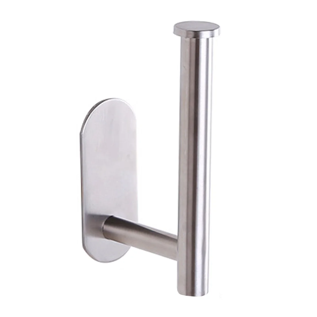 

Stainless Steel Bathroom Wall Self Adhesive Paper Storage Holder Toilet Roll Stick On