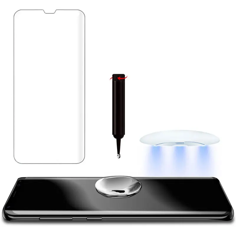Полное ультрафиолет закаленное стекло для samsung Note 9 8 S9 S8 S7 S6 Edge 5D полная жидкая клеевая Защита экрана для Galaxy S10E S10 S9 S8 Plus