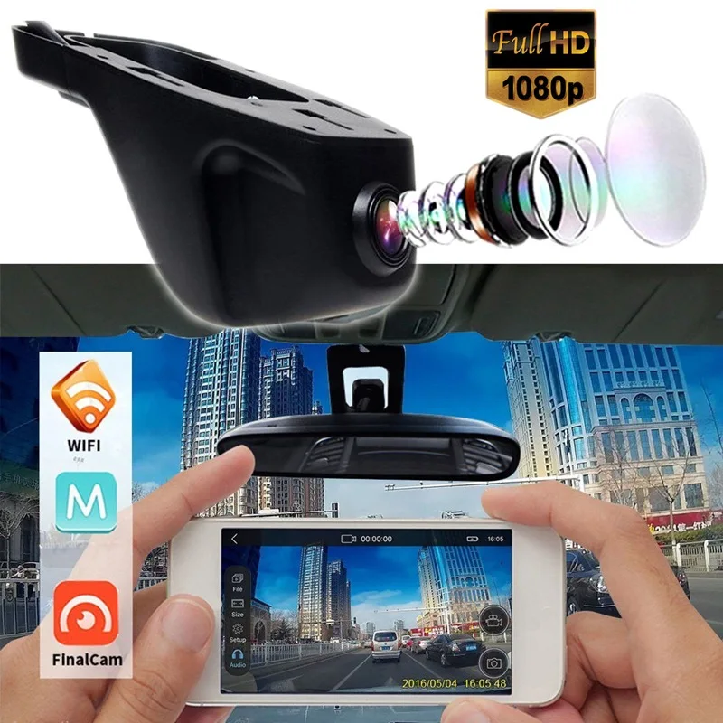 

Car DVR Registrator Digital Video Recorder Camcorder Dash Camera Cam HD 1080P Night Version WiFi