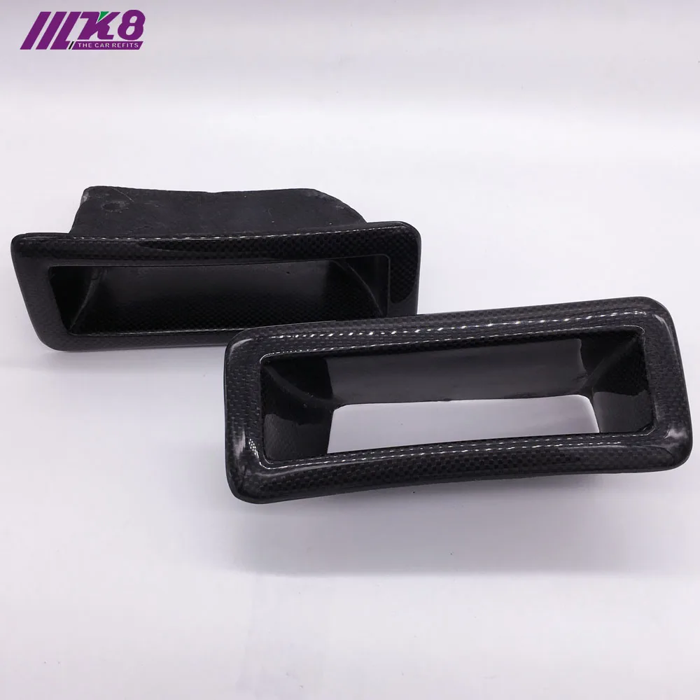 Front Bumper Vents Air Duct For Nissan Skyline R33 GTR GTS Carbon Nismo