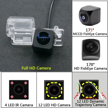 

12LED Dynamic Trajectory Rear View Camera Backup Reverse Parking Monitor Camera For Ford Edge Kuga Focus S-Max Vignale 2017 2018