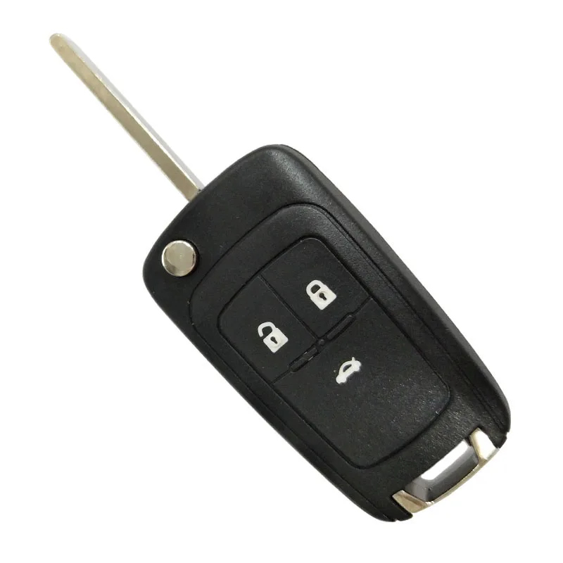 PREISEI 3 кнопки Замена Флип складной пульт дистанционного ключа автомобиля чехол для Chevrolet Cruze Epica Lova Camaro Impala Aveo