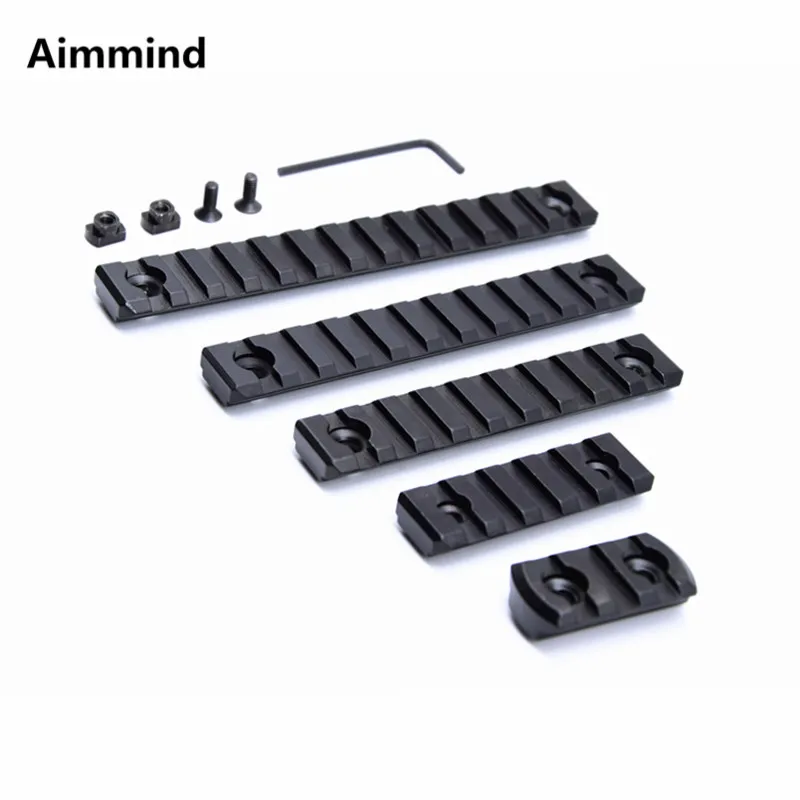 

High Quality 3 5 9 11 13 Slots MLOK m-lok Rail Base Handguard Section ar15 M4 Handguard Aluminum Picatinny Weaver for Hunting
