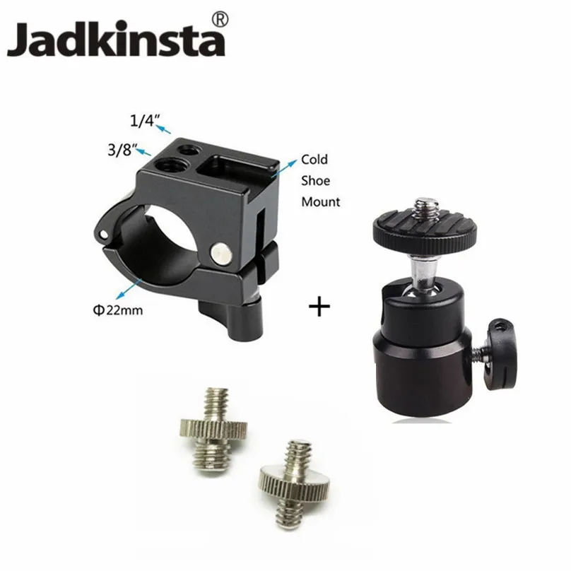 Рельсовые зажимы Jadkinsta 22 мм 25 с адаптером Hot Shoe для стабилизатора DJI Ronin MX/Zhiyun Crane