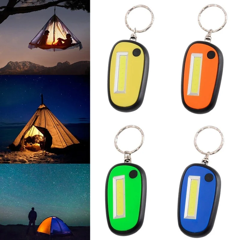 

Multicolor Portable Mini Keychain Pocket Torch Flashlight Light Lamp Waterproof Camping Flashlight Emergency Tools